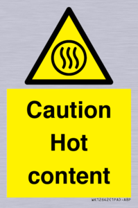 Caution Hot content